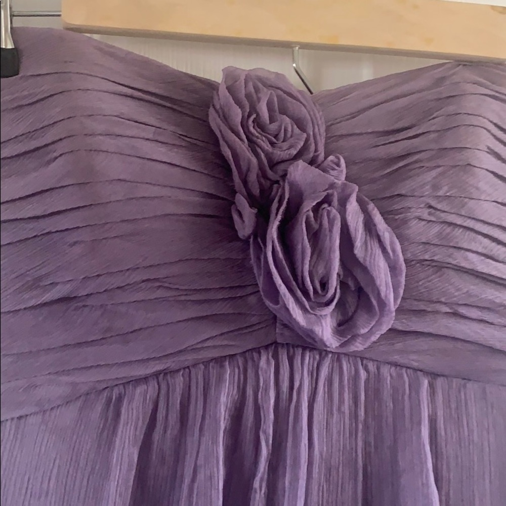 Amsale bridesmaid dress, soft purple. - Picture 3 of 4